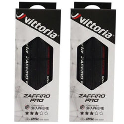 Vittoria Zaffiro Pro 700 x 25C Black Folding Graphene G2.0 Road