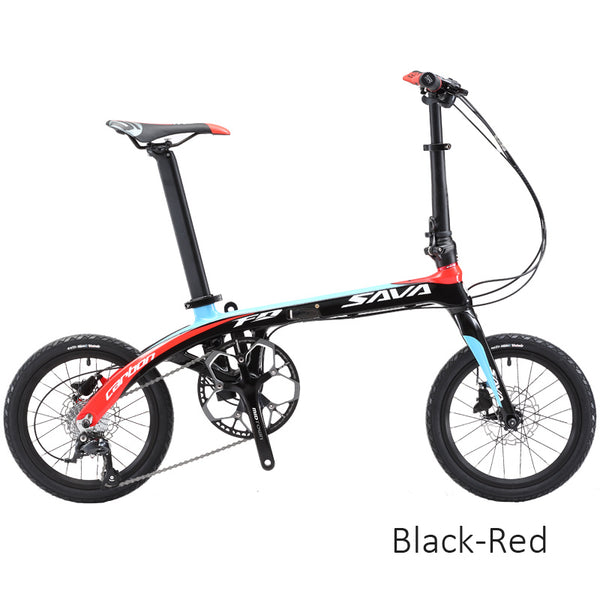 SAVA 16'' Z2 CARBON FIBER FOLDING BIKE 9 SPEED|SAVA 16'' Z2 CARBON