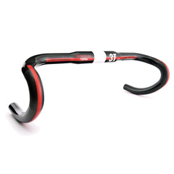 3T ErgoSum Team Carbon Road Handlebar - Carbon/Red