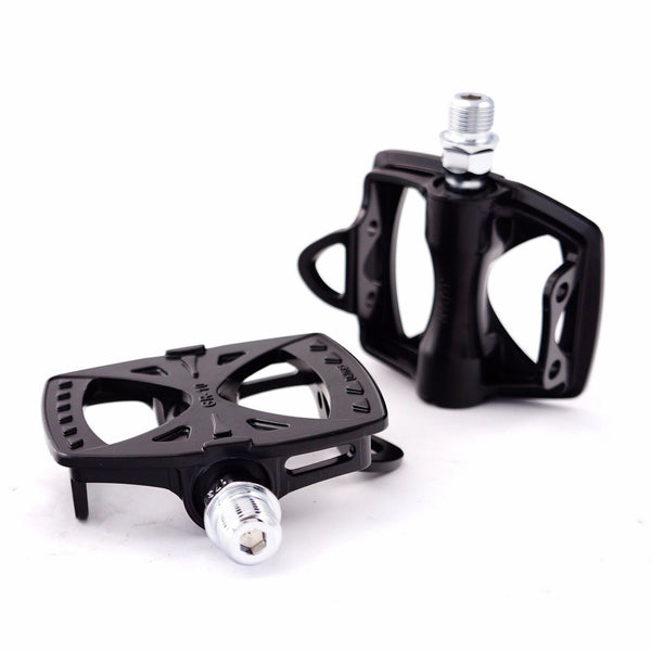 gr-9 pedals MKS GR-10 Alloy Racing Track Fixed Gear Wide platform Bike Pedal - Bla