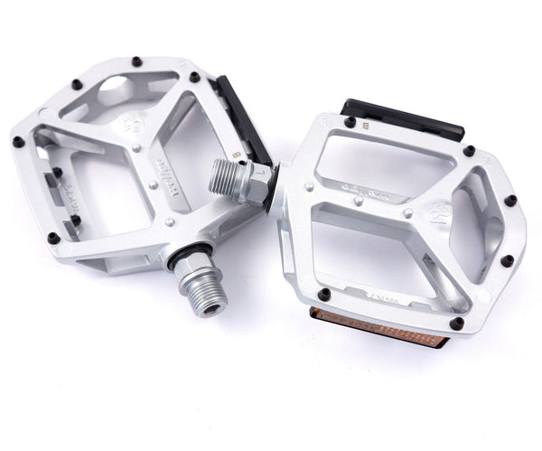 wellgo magnesium pedale Wellgo MG-3 9/16" Magnesium MTB BMX Downhill Bike Platform Pedal - Sil