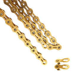 TIPSUM X11SL Ti Gold 118 Links Road MTB Bike Chain Shimano SRAM CAMPAGNOLO KMC