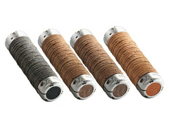 Brooks England Plump Leather Ring Handlebar Bicycle Grips Aged