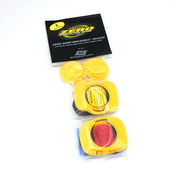 Speedplay Zero Aero Walkable Cleat Set Fits Zero Zero Aero Pedals Yellow Green