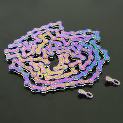 TIPSUM DX12SL  12speed 126Links Road MTB Bike Titanium Nitride coating Chain for Shimano SRAM CAMPAGNOLO | TIPSUM DX12SL  12速用ROAD MTB 超軽量 チタンコーティングチェーン(ミッシングリンク付属) for Shimano SRAM CAMPAGNOLO