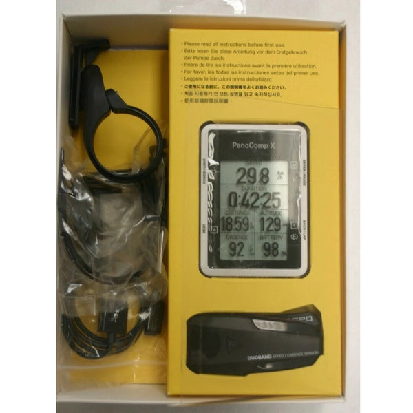 topeak fahrradcomputer Topeak PanoComp X Bluetooth Wireless Cycle Computer W/ Speed & Cadence
