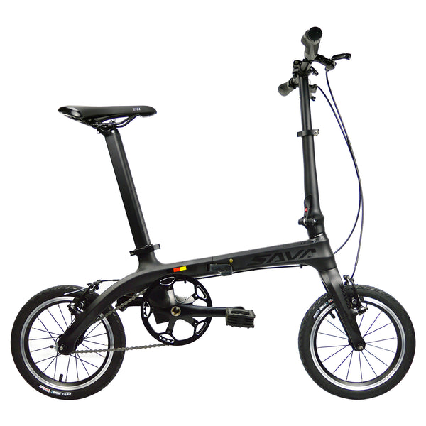 SAVA 14'' ZQ SINGLE SPEED CARBON FIBER FOLDING BIKE|SAVA 14'' ZQ