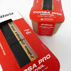 VITTORIA Corsa Pro Control 700x26C/28C G2.0 TLR Road Tire Black/Tan