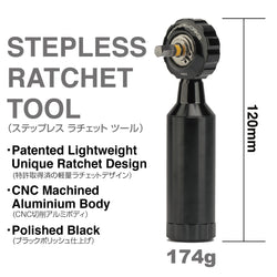 PROPER WORKS Bike Portable Ratchet Repair mini Stepless 13 function Tools wrench