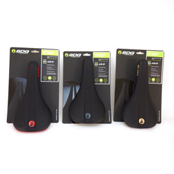 SDG Bel-Air 3.0 260x140mm Lux-Alloy Red/Black/Tan Base Bicycle Saddle