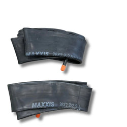 2tube Maxxis 26x3.8-5.0 / 26x3.0-5.0 / 26x2.2-2.5 Inner Tube Schrader Valve - Pair
