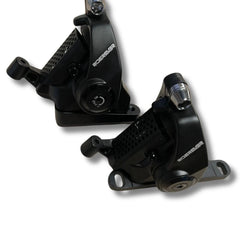 RIDEREVER MCX-2 Flat Mount Mechanical Disc Brake Caliper Set - Front + Rear