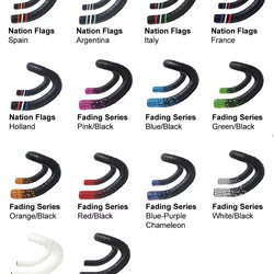 Squalo Road BIke Handlebar Tapes Fading Series/Flag Series Various Options