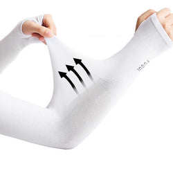 Cool arm sleeve 4set without finger hole |  冷感 －5℃ アームスリーブ UVカット(４セット組) 指掛け無し