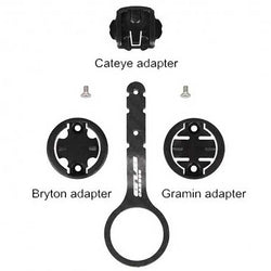 GUB 594 CARBON FIBER STEM MOUNT KIT FOR GARMIN CATEYE BRYTON ELECTRONIC DERAILLEUR MOUNT KIT|GUB 594 GARMIN CATEYE BRYTON ELECTRONIC DERAILLEUR 対応 ステムカバー取付タイプ カーボン製 GPS マウントキット