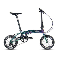 RIFLE S4-2000 14" FOLDING BIKE 3-SPEED RAINBOW |RIFLE S4-2000 14インチ 3速 折りたたみ自転車 レインボー