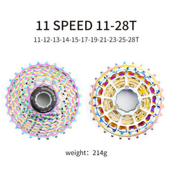 SUNSHINE rainbow cassette sprocket 11-28T/11-32T/11-34T/11-36T for Shimano 11s HUB | SUNSHINE  CNC加工 超軽量カセットスプロケット レインボーカラー　シマノ11sハブ用 11-28T/11-32T/11-34T/11-36T