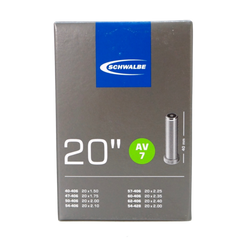 1pack - 4pack Schwalbe Tubes 406/428 AV7 20"x1.5-2.0 Schrader BMX Folding Bike