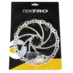 1 or 2 Tektro Wavy 6 Bolt Disc Brake Bike Rotor 160/180/203mm Road CX Mountain