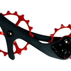 TIPSUM 18TX MTB Carbon frame Big Pulley for SHIMANO M9000 / M8000 / M7000GS / M6000GS|TIPSUM 18TX SHIMANO M9000 / M8000 / M7000GS / M6000GS 対応 MTB用 カーボン製ビッグプーリー