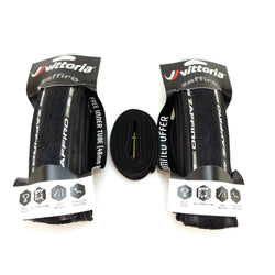 Vittoria Zaffiro 700 x 25C Road City Bike Tire + 60mm Tube Limited Edition