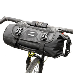 Bicycle Front Tube Bag Waterproof Bike Handlebar Basket Pack Cycling Front Frame Pannier Bicycle Accessories|大容量フロントバック 3-7L 伸縮 防水 ナイロン&TPU