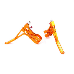 KCNC V6 VB6 MTB Brake Lever Set - Aluminum FUll CNC- 66g Gold clamp 22.2mm