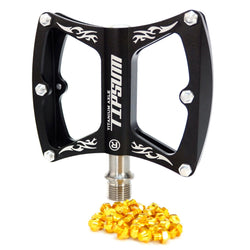Tipsum CNC Super light MTB Road BMX Bike Sealed Bearing Pedal Titanium Axle