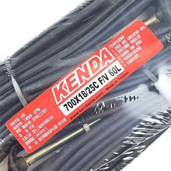 KENDA 700x18/25C 60mm(L) F/V Presta/French Valve Road Bike Inner Tubes - 2 pcs