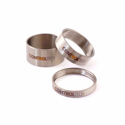Controltech Titanium 1-1/8" Bicycle Headset Spacer 5mm 10mm 15mm Silver 31.8mm| Controltech Titanium 1-1/8" ヘッドセットスペーサー 5mm 10mm 15mm シルバー 31.8mm