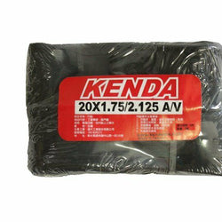 KENDA 20x1.75/2.125 A/V Schrader/American Folding Mini Bike Inner Tubes - 2 pcs