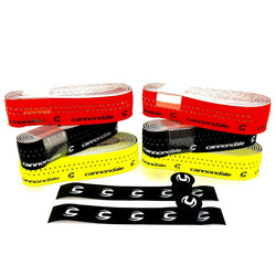 Cannondale Road Bicycle Handlebar Bar tape Black/Neon Red/Neon Yellow with Caps