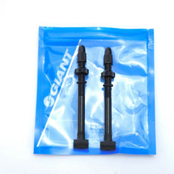 Giant Presta FV Tubeless Valve Stems Brass MTB Road 40mm/55mm/70mm/80mm Black