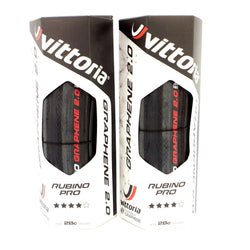 Vittoria Rubino Pro G2.0 Road Clincher Tire 700x28C Full Black 1 Tire or 2 Tire