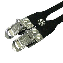 MKS Toe clip strap Fit alpha Sports Two buckle FIT-α SPORTS NJS Toe Strap Black