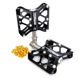 Tipsum Mg-Blade Super Light Magnesium Plate Ti Axle Road Bike Pedal Black / Grey