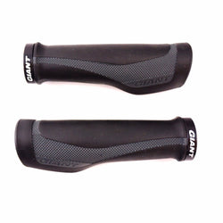 Giant Connect Ergo Max  Lock-On Bike Grips - Black/Gray