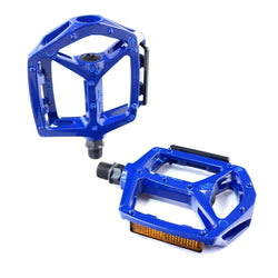 WELLGO MG-3 Fixed Pin Bike Pedals for MTB BMX DH Platform 9/16'' Blue