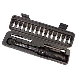 DLC Diamond Golden 1/4" 1-25Nm / 8.9-221 In-lb Reversible Gauge Torque Wrench