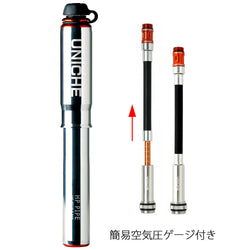 UNICHE Portable Bicycle Cycling CNC Mini Pump with Gauge 140psi Presta Schrader