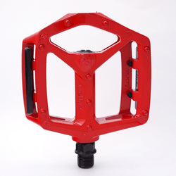 WELLGO MG-3 Fixed Pin Bike Pedals for MTB BMX DH Platform 9/16'' Red