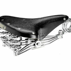 Brooks B33 Standard Classic Vintage Leather Bicycle Saddle Black