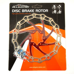 ALLIGATOR Crown MTB Road Bike Disc Brake Rotor 160/180/203mm - Red