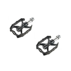 Wellgo M232 MTB Mountain Bike 9/16" Aluminum Cycling Flat Pedals - Black