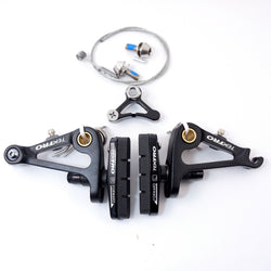 Tektro CR720 Cyclocross Touring CX Cantilever Brake Set Black Front / Rear Black