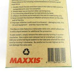 Maxxis Welter Weight 27.5 x 1.90 / 2.35 Bike Presta Valve Inner Tube - 2pcs