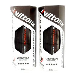 Vittoria Corsa Control G2.0 700x28C Clincher Bicycle Bike Tire 320TPI Full Black