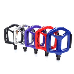 WELLGO MG-3 Fixed Pin Bike Pedals for MTB BMX DH Platform 9/16'' Black Red Blue