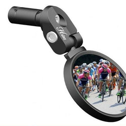 Hafny HF-MR083 High-Quality Road Bicycle Drop Bar Rear View Mirror - Black