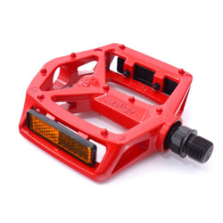 WELLGO MG-3 Fixed Pin Bike Pedals for MTB BMX DH Platform 9/16'' Red